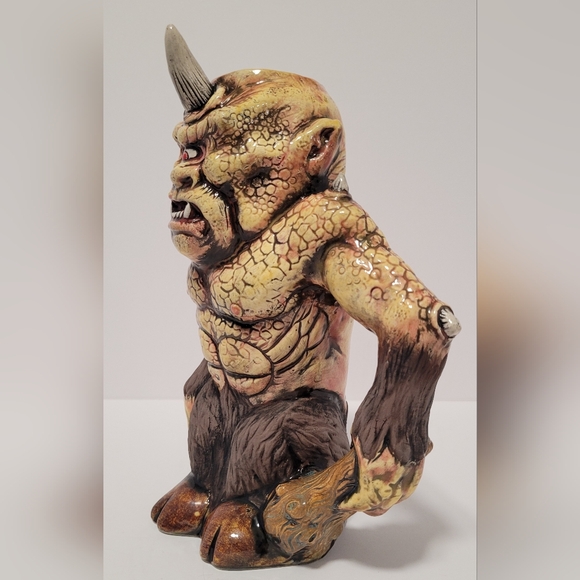 MooreMonsters Cyclops Ceramic Tiki Mug NWOT - Picture 2 of 7